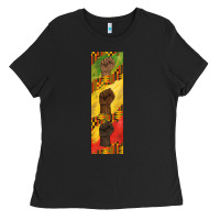 Black juneteenth pen wrap Ladies Tee - BarkalooDesign