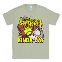 Matcha It's a Softball kinda day leopard Classic Tee - NancyCooperArtShop