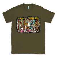 Army Green mini western Classic Tee - RacoonDesign