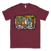 Burgundy mini western Classic Tee - RacoonDesign