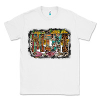 White mini western Classic Tee - RacoonDesign