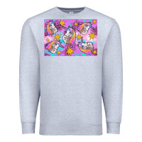 Heather Grey unicorn Premium Sweatshirt - Artiststas