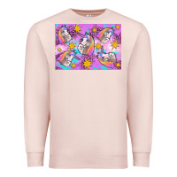 Pale Pink unicorn Premium Sweatshirt - Artiststas