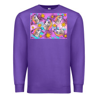 Purple unicorn Premium Sweatshirt - Artiststas