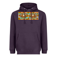 Plum Thick Thighs Pumpkin Pies Heavyweight Hoodie - Artiststas
