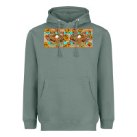 Sage Thick Thighs Pumpkin Pies Heavyweight Hoodie - Artiststas