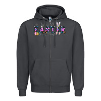 Smoke Happy Easter Y'all Zipper Hoodie - CowhideDigitalArt