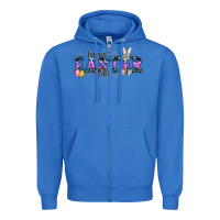 True Royal Happy Easter Y'all Zipper Hoodie - CowhideDigitalArt