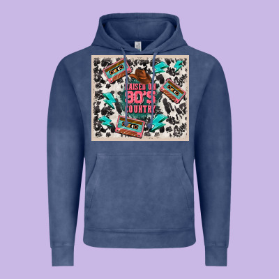 Raised 90's Country Vintage Hoodie Designed By Tumblerdesignbyshophia