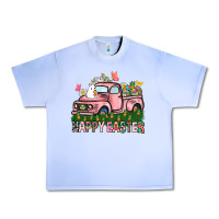 Grape Ice Happy Easter Day truck Urban Heavy Tee - HowdyJamesFarm
