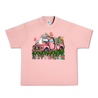 Salmon Happy Easter Day truck Urban Heavy Tee - HowdyJamesFarm
