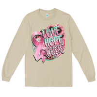 Mushroom love hope cure Long Sleeve Tee - CowGirlArtShop