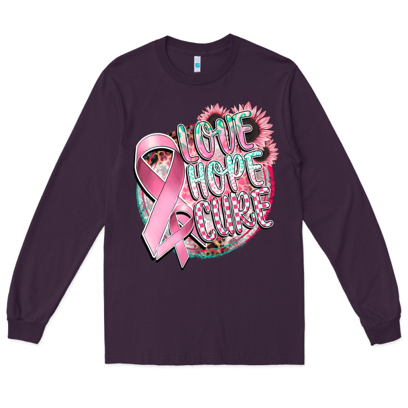Love Hope Cure Long Sleeve Tee by CowGirlArtShop | Teevron