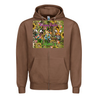 Chestnut easter gnome celebration Zipper Hoodie - CowhideDigitalArt