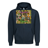 Navy easter gnome celebration Zipper Hoodie - CowhideDigitalArt