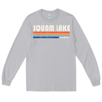 Moon Dust Vintage 70S 80S Style Squam Lake Nh Long Sleeve Tee - lanVoArt