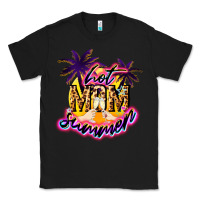 Black Hot Mom summer Classic Tee - NancyCooperArtShop