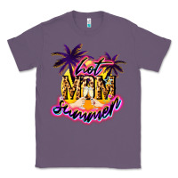 Lavender Hot Mom summer Classic Tee - NancyCooperArtShop