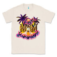 Natural Hot Mom summer Classic Tee - NancyCooperArtShop