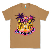 Toasted Coconut Hot Mom summer Classic Tee - NancyCooperArtShop