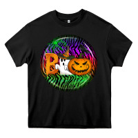 Black halloween round earrings 3 Heavy Core Tee - BundleAndBundleShop