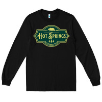 Black Hot Springs National Park Arkansas Nature Bear Hike Outdoors Long Sleeve Tee - lanVoArt