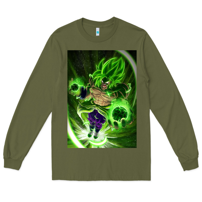 Legendary Broly Supersaiyajin Poster Travel Long Sleeve Tee by lanVoArt | Teevron