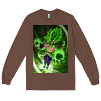 Chestnut legendary broly supersaiyajin poster travel Long Sleeve Tee - lanVoArt