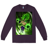Plum legendary broly supersaiyajin poster travel Long Sleeve Tee - lanVoArt