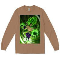 Toasted Coconut legendary broly supersaiyajin poster travel Long Sleeve Tee - lanVoArt