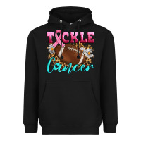 Black Tackle Cancer Heavyweight Hoodie - Artiststas