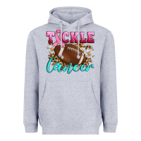 Heather Grey Tackle Cancer Heavyweight Hoodie - Artiststas
