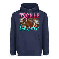 Navy Tackle Cancer Heavyweight Hoodie - Artiststas