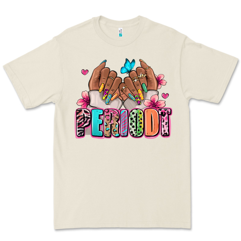 Periodt Afro Woman Nail Art Premium Tee by RanaPortraitStore | Teevron