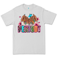 Dove Grey Periodt afro woman nail art Premium Tee - RanaPortraitStore