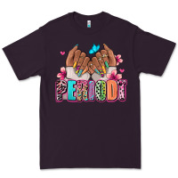 Plum Periodt afro woman nail art Premium Tee - RanaPortraitStore