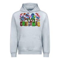 Heather Grey merry christmas stitch Urban Hoodie - AdoDesignShop