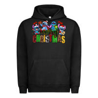 Pigment Black merry christmas stitch Urban Hoodie - AdoDesignShop