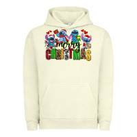 Pigment Pistachio merry christmas stitch Urban Hoodie - AdoDesignShop