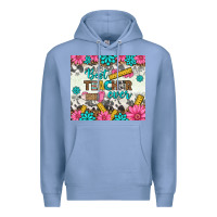 Colony Blue best teacher ever tumbler Premium Hoodie - BundleAndBundleShop