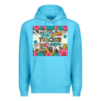 Ocean Blue best teacher ever tumbler Premium Hoodie - BundleAndBundleShop