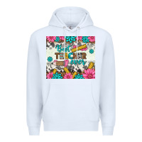 White best teacher ever tumbler Premium Hoodie - BundleAndBundleShop