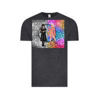 Vintage Black gothic girl and colorful girl best friends Vintage Tee - TumblerDesignByShophia