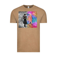 Vintage Coffee gothic girl and colorful girl best friends Vintage Tee - TumblerDesignByShophia