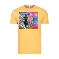 Vintage Mustard gothic girl and colorful girl best friends Vintage Tee - TumblerDesignByShophia