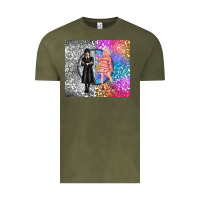 Vintage Olive gothic girl and colorful girl best friends Vintage Tee - TumblerDesignByShophia