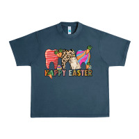 Midnight Navy Happy Easter Dental Urban Heavy Tee - HowdyJamesFarm