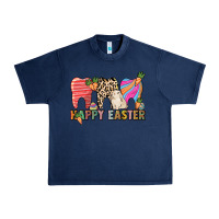 Navy Happy Easter Dental Urban Heavy Tee - HowdyJamesFarm