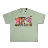 Oil Green Happy Easter Dental Urban Heavy Tee - HowdyJamesFarm