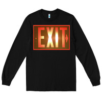 Black exit sign   hippie Long Sleeve Tee - lanVoArt